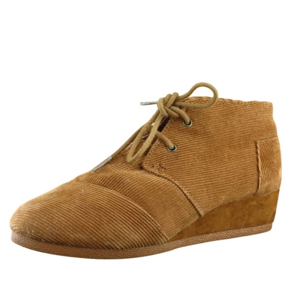 Toms Youth Girls Shoes Size 4 M Brown Short Boot Synthetic